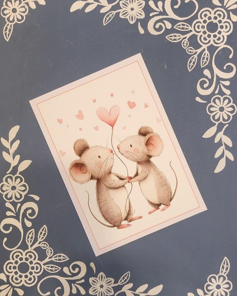 Valentine's Animal Greeting Card Bundle