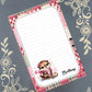 Personalized Winter Otter, Christmas, Holiday, Notepad Stationery