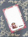 Personalized Winter Otter, Christmas, Holiday, Notepad Stationery