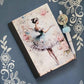 Ballerina, blue ballerina, Covered Notebook