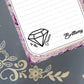 Personalized Diamond of the Season, Notepad Stationery
