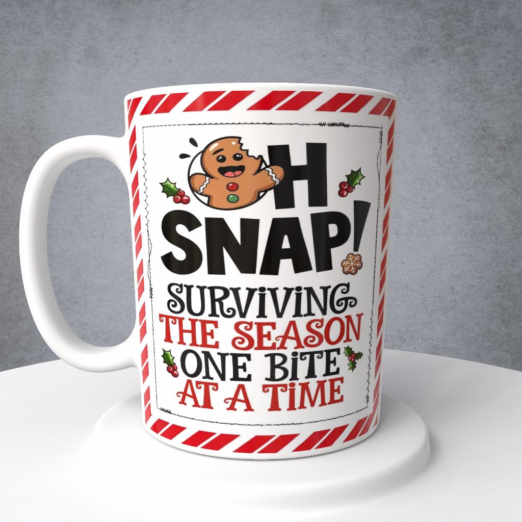 Gingerbread, Oh Snap!, Mug or Tumbler