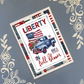 Patriotic USA Flag Greeting Card Bundle – 10 Premium Cards with Envelopes