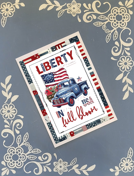 Patriotic USA Flag Greeting Card Bundle – 10 Premium Cards with Envelopes