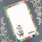 Personalized Baking Chicken with a Chocolate Chip Cookie, Notepad Stationery