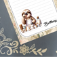 Personalized Baking Sloth Cookie Tester, Notepad Stationery