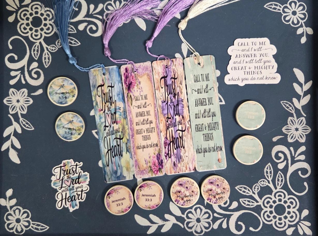 Personalized Custom Bookmark: Acrylic, Metal or Magnetic