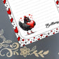 Personalized "Love Bird" Hen Valentine's Notepad Stationery
