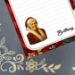 Personalized Mrs. Claus, Santa, Christmas, Winter, Holiday, Notepad Stationery