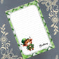 Personalized St. Patrick's Day, Irish Highland Cow, Notepad Stationery