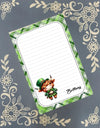 Personalized St. Patrick's Day, Irish Highland Cow, Notepad Stationery