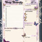 Butterfly Planner Notepad | Aesthetic Custom Daily Tracker