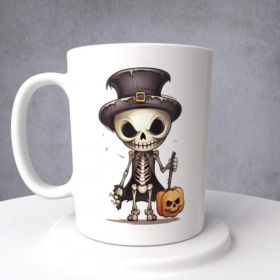 Skeleton in a Top Hat Mug or Tumbler