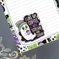Personalized Ghost, Coffee with Scream & Sugar Notepad Stationery