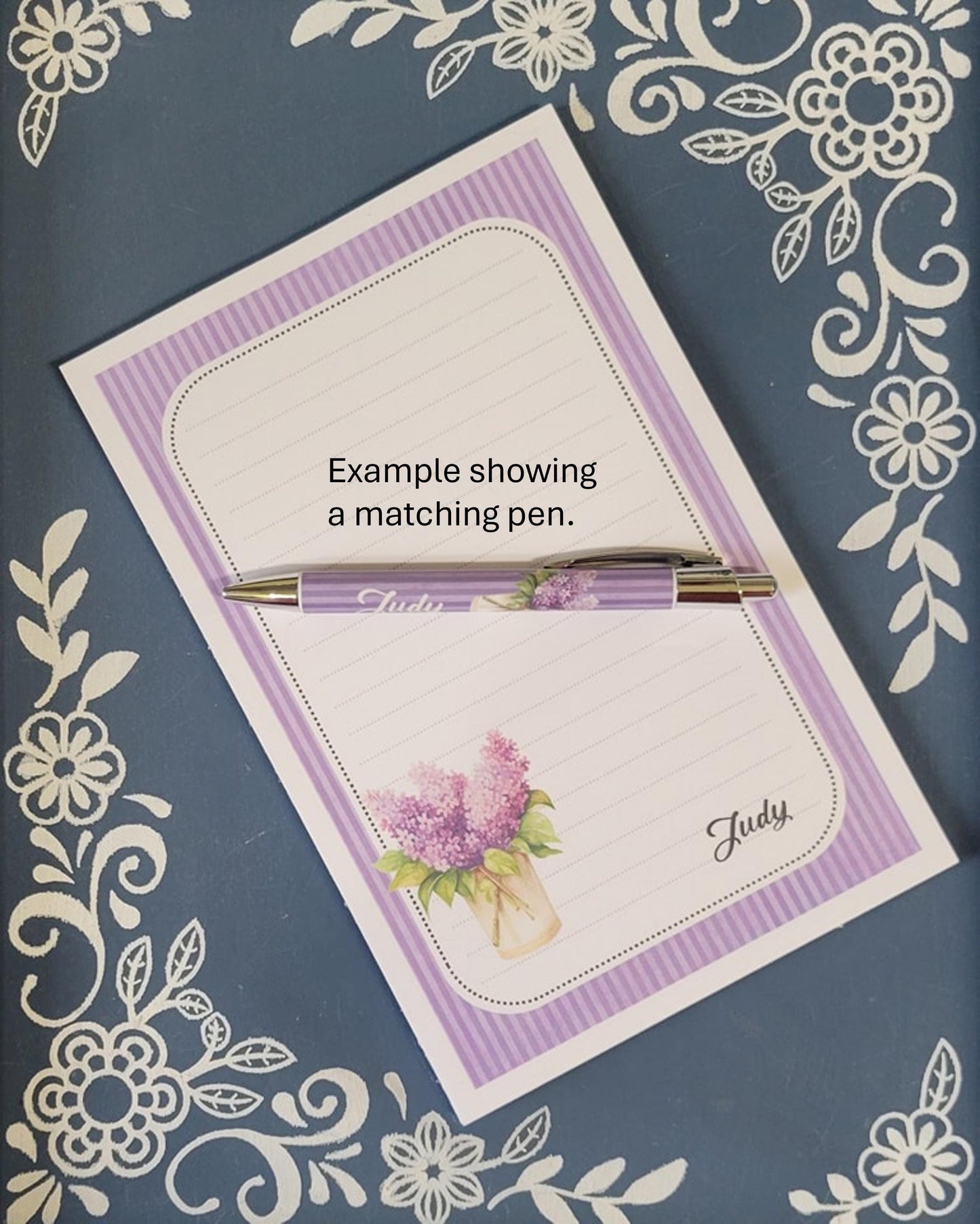 Personalized Pretty Cow Notepad | Mrs B's Stationery