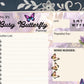 Butterfly Planner Notepad | Aesthetic Custom Daily Tracker