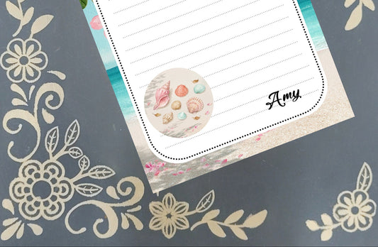 Personalized Pretty Cow Notepad | Mrs B's Stationery