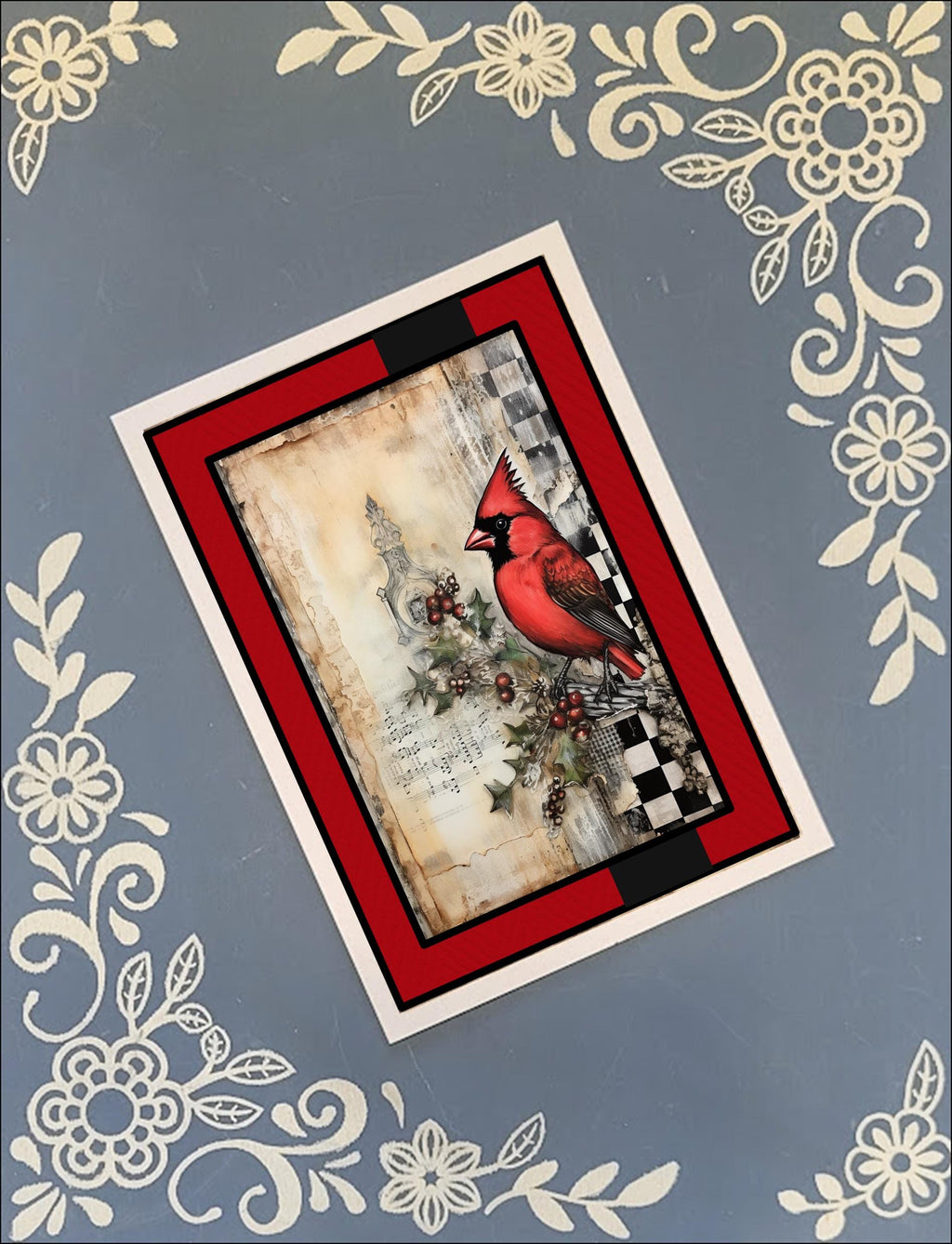 Cardinals, Greeting Card Bundle, 5x7 with Envelopes