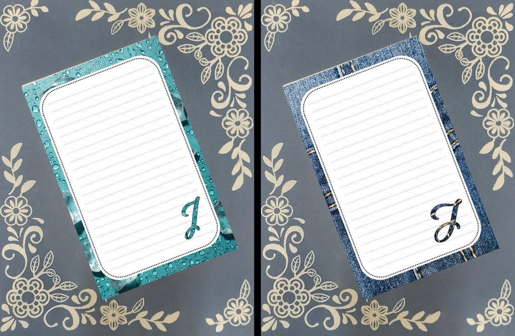 Personalized ABC Animal Notepad, Monogram Stationery
