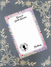 Personalized Dearest Gentle Reader, pink, Notepad Stationery