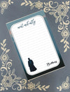Personalized Pride & Prejudice, Most Ardently, Mr. Darcy, Notepad Stationery