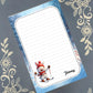 Personalized Snow Bunny, Skiing Rabbit, Notepad Stationery