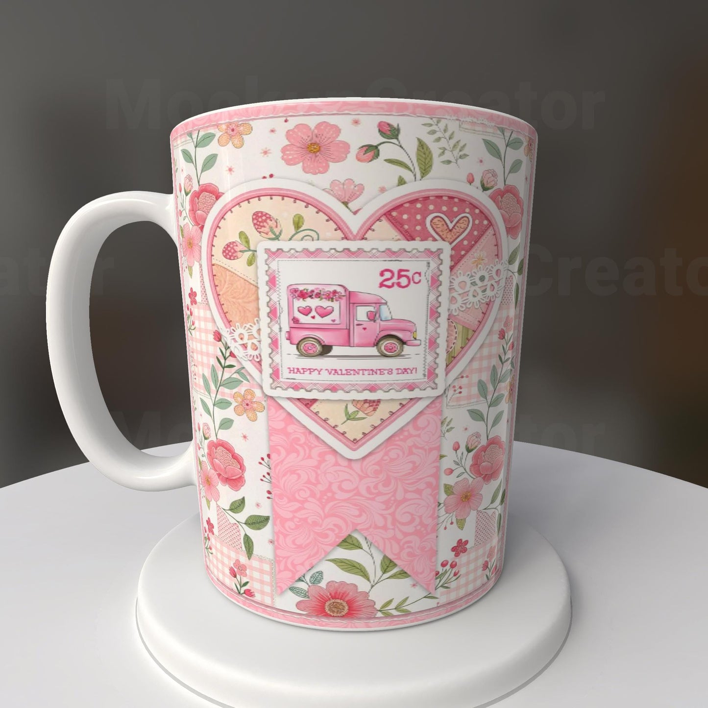 Valentine 25 cent Stamp Mug or Tumbler