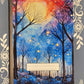Night Sky 2, Covered Notebook
