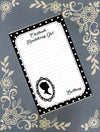 Personalized Pride & Prejudice, Obstinate Headstrong Girl, Elizabeth Bennett, Notepad Stationery