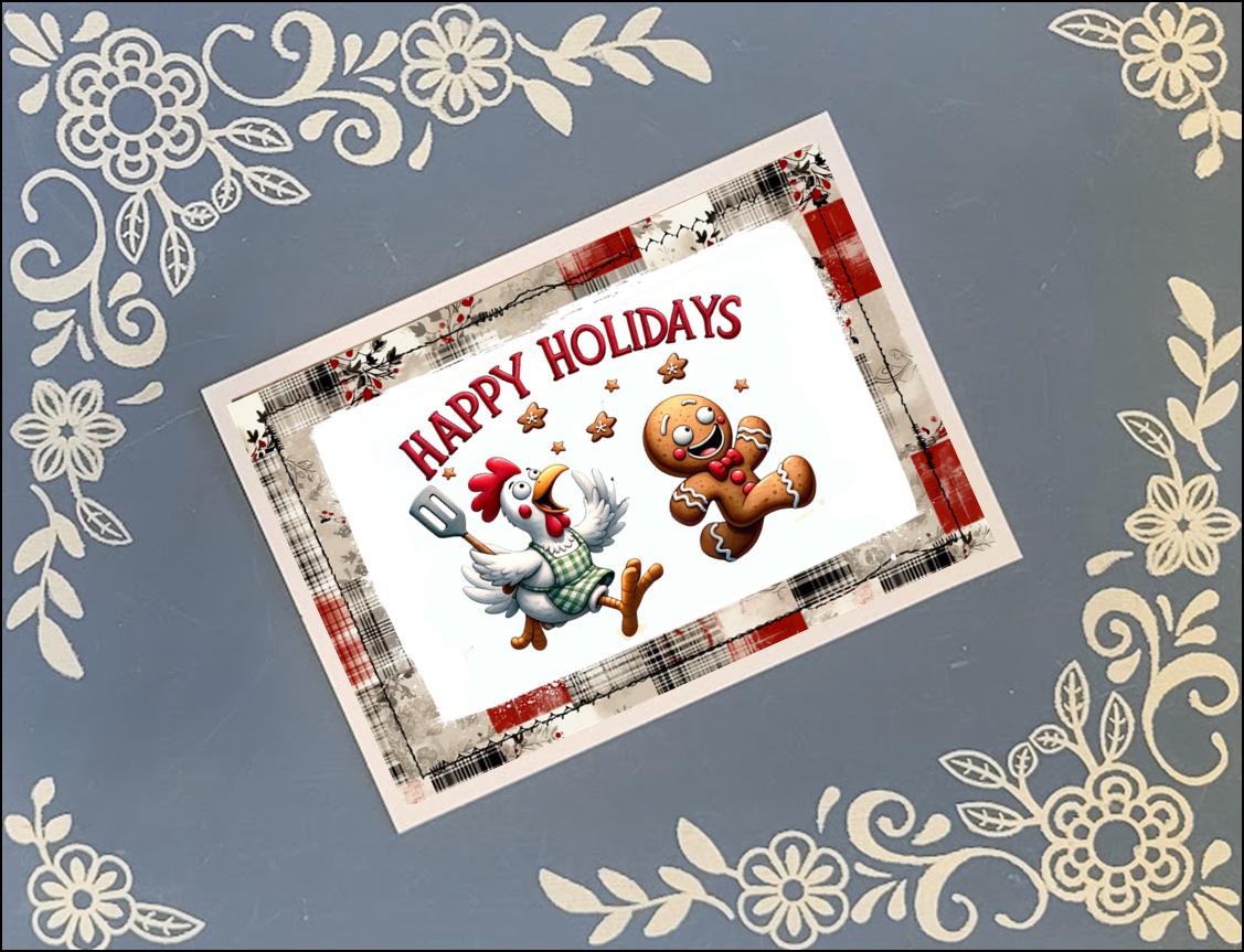 Christmas, Funny, Greeting Card Bundle, 5x7 with Envelopes