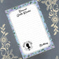Personalized Dearest Gentle Reader, blue, Notepad Stationery