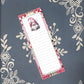Gnome, Pink Hearts, Magnet Notepad List Pad