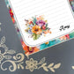 Personalized Flowers Notepad Stationery