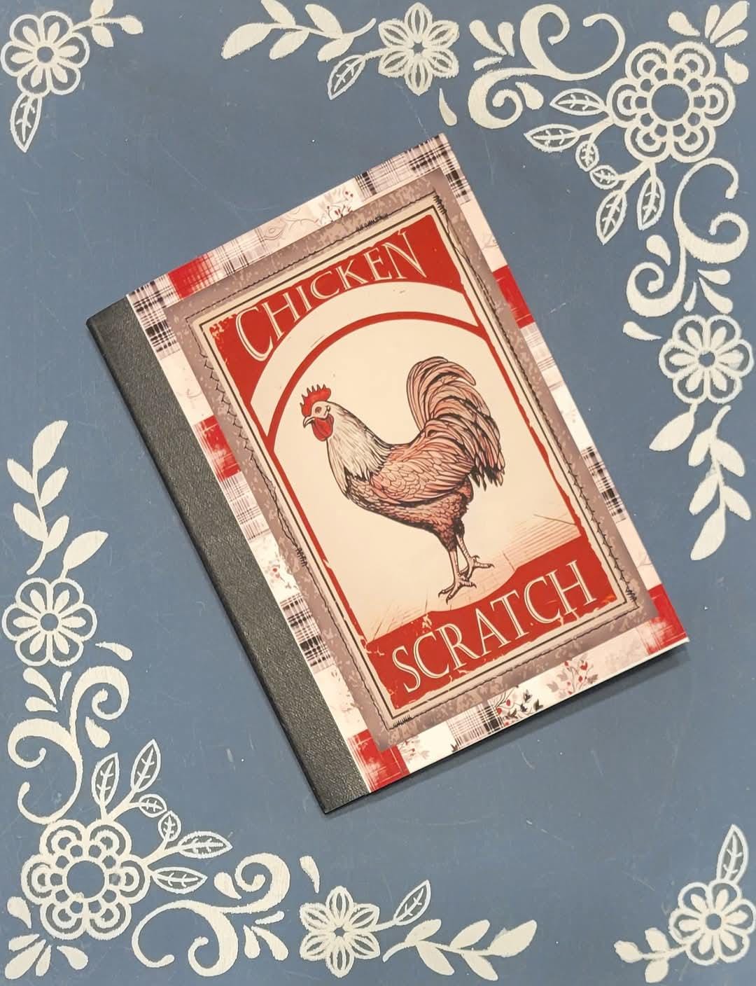 Chicken, Chicken Scratch, Covered Notebook