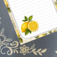 Personalized Lemons, Notepad Stationery