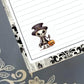 Personalized Skeleton in a Top Hat, Halloween, Notepad Stationery