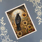 Ravens Greeting Card Bundle, Halloween, 5x7 with Envelopes