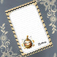 Personalized Happy New Year, Adorable Bee, Notepad Stationery