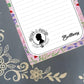 Personalized Dearest Gentle Reader, pink, Notepad Stationery
