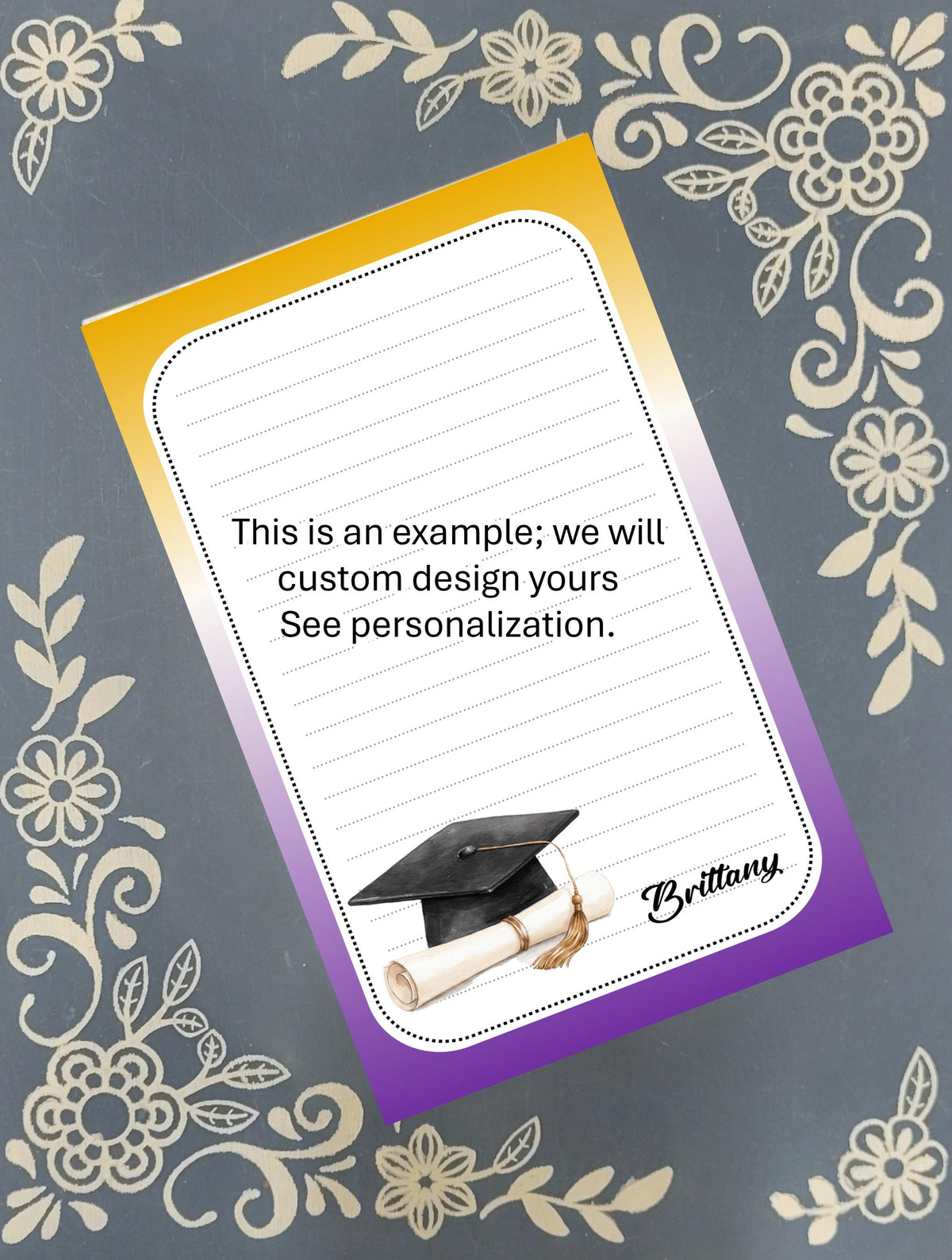 Personalized Custom Graduation Gift Set: A 5-Piece Complete Stationery Collection