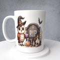 Halloween Owl Graveyard Mug or Tumbler