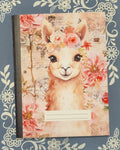 Llama, Pretty Llama, Covered Notebook