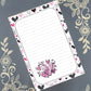 Personalized Valentine's, Hearts, Notepad Stationery