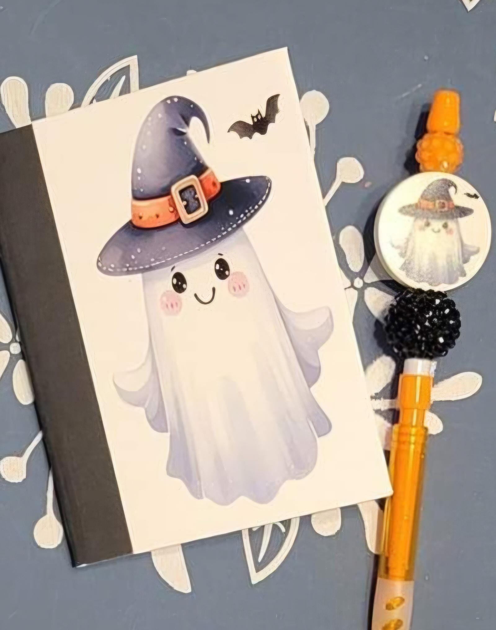 Ghost Covered Notebook