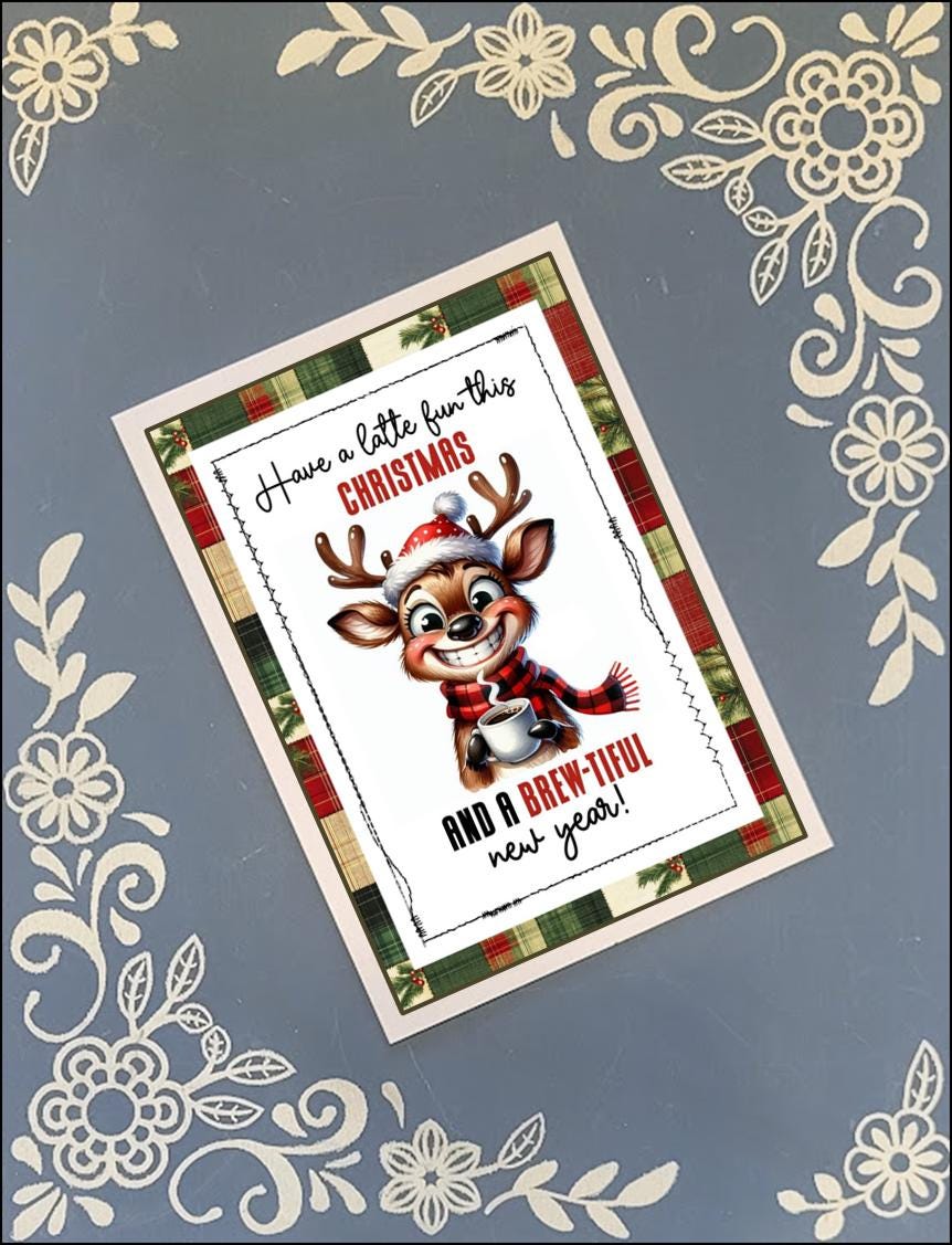 Christmas, Funny, Greeting Card Bundle, 5x7 with Envelopes