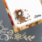 Personalized Fairy 2, Fall Autumn, Notepad Stationery