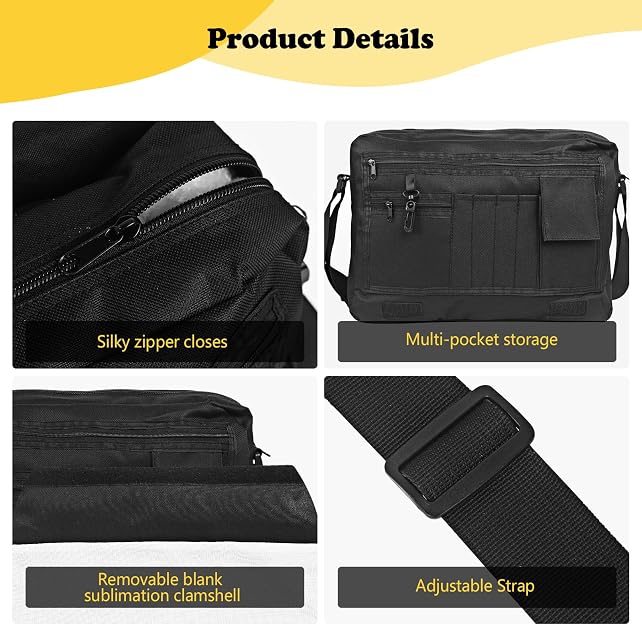 Mrs. B’s Swag Club Sunflower Bee Messenger Bag