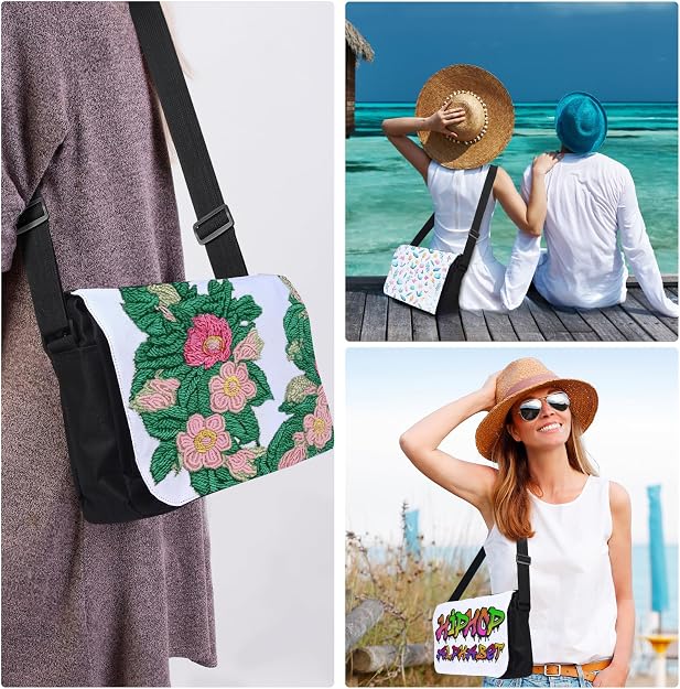 Mrs. B’s Swag Club Sunflower Bee Messenger Bag
