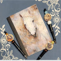 Horse, white, Covered Notebook