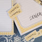 Custom Request, Personalized Notepad Stationery, Magnet List Pad, and Pen